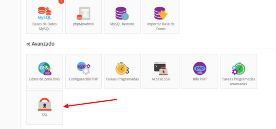 certificado ssl en cpanel