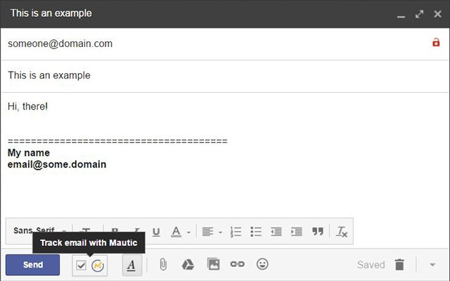 Correos desde Mautic
