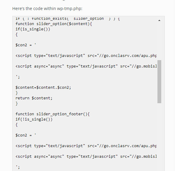 Malware en WordPress