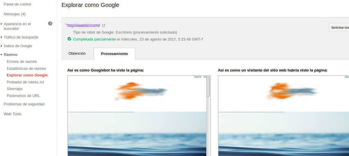 Explora como Google Solicitud de indexación Google Console
